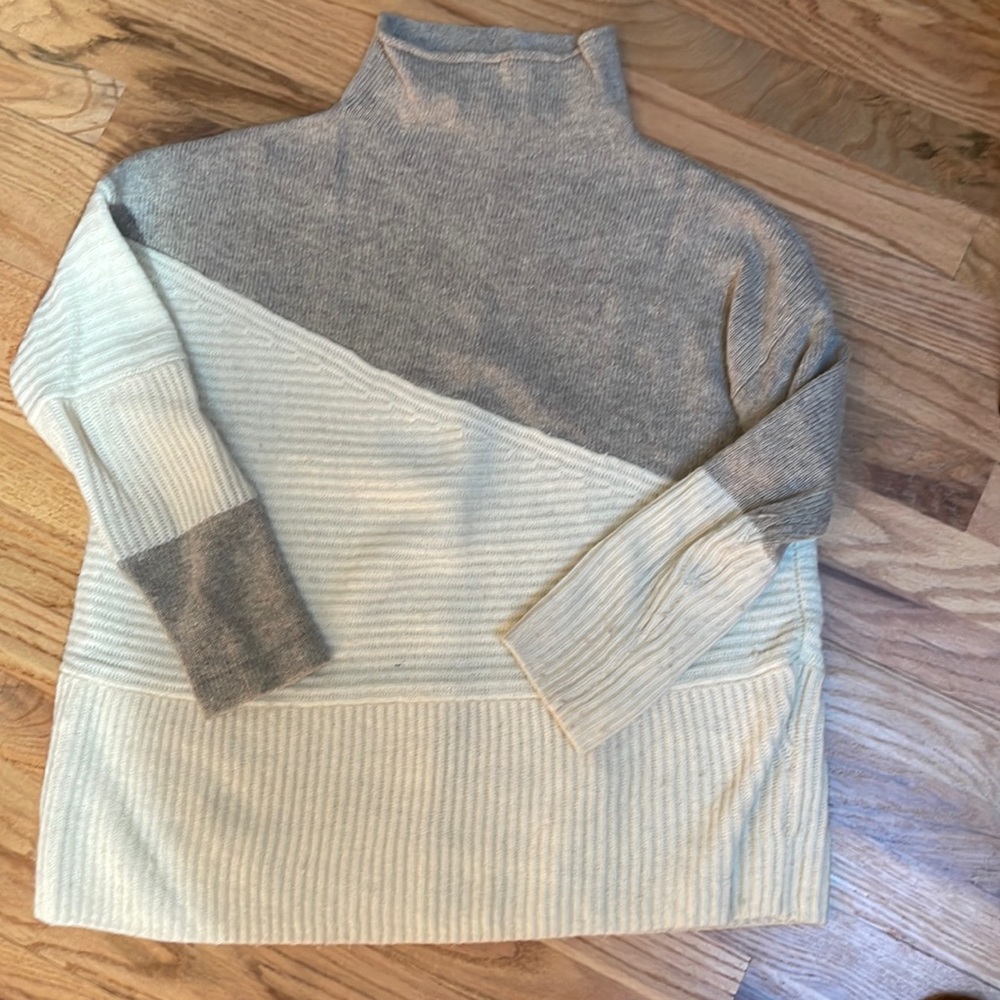 French connection color block sweater